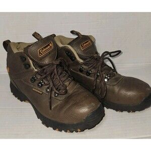 Coleman Kent 2 Waterproof Boots Mens Size 7 Brown Hiking Rugged Outdoor